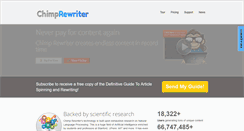 Desktop Screenshot of chimprewriter.com